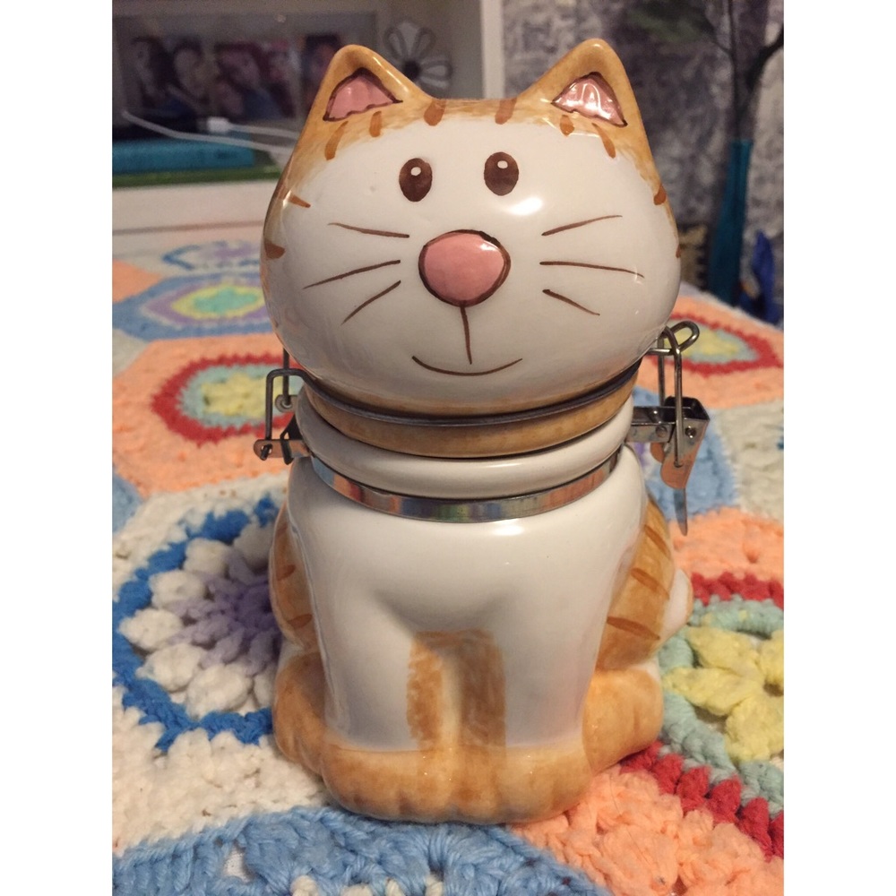 Ceramic Cat Jar